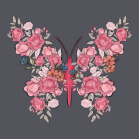 Floral Butterfly Vintage Hoodie | Teevron