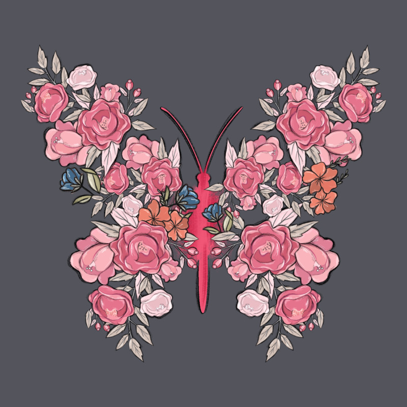 Floral Butterfly Vintage Hoodie by MaliasSmallBusiness | Teevron