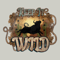 Keep It Wild Western Bull Heavyweight Hoodie | Teevron