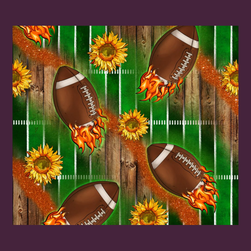 American Football With Sunflower Tumbler Long Sleeve Tee by BundleAndBundleShop | Teevron
