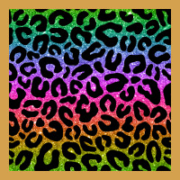 Leopard Glitter Seamless Pattern Urban Hoodie | Teevron