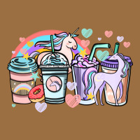Unicorn Coffee Cups Vintage Tee | Teevron