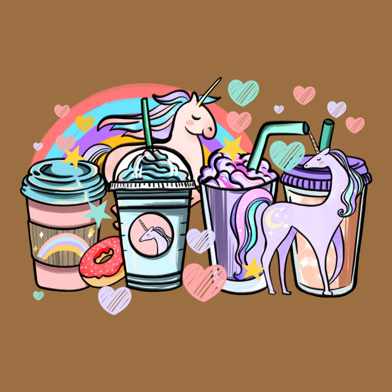 Unicorn Coffee Cups Vintage Tee by NancyCooperArtShop | Teevron