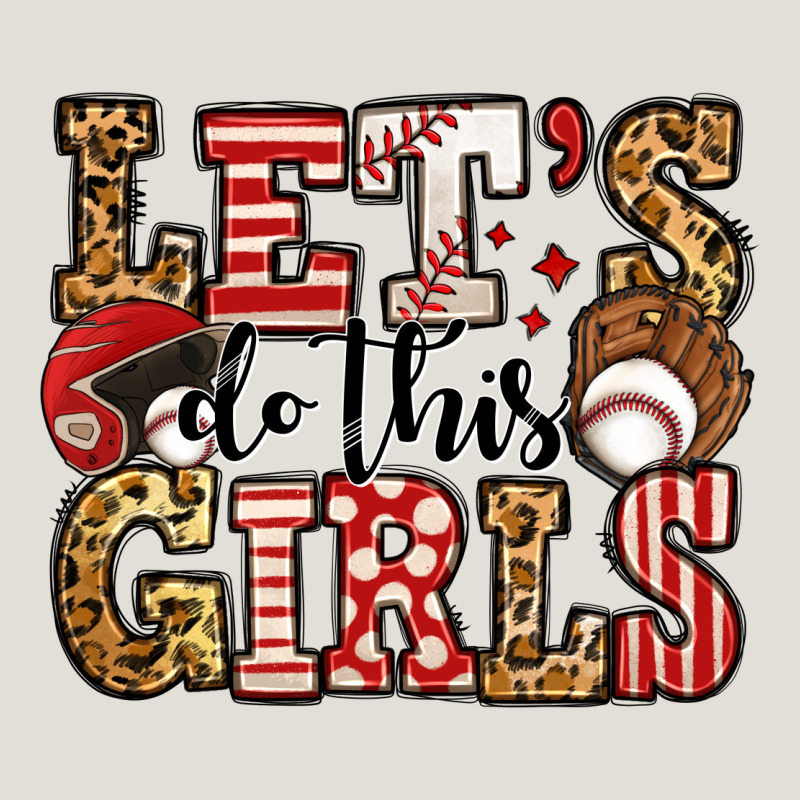 Let's Do This Girls Baseball Heavy Core Tee by Jasminsmagicworld | Teevron