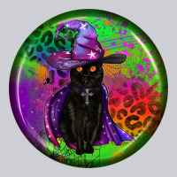 Halloween Round Earrings Heavyweight Sweatshirt | Teevron