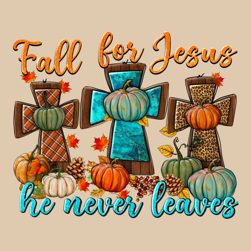 Fall For Jesus He Never Leaves Heavyweight Sweatshirt by BundleAndBundleShop | Teevron