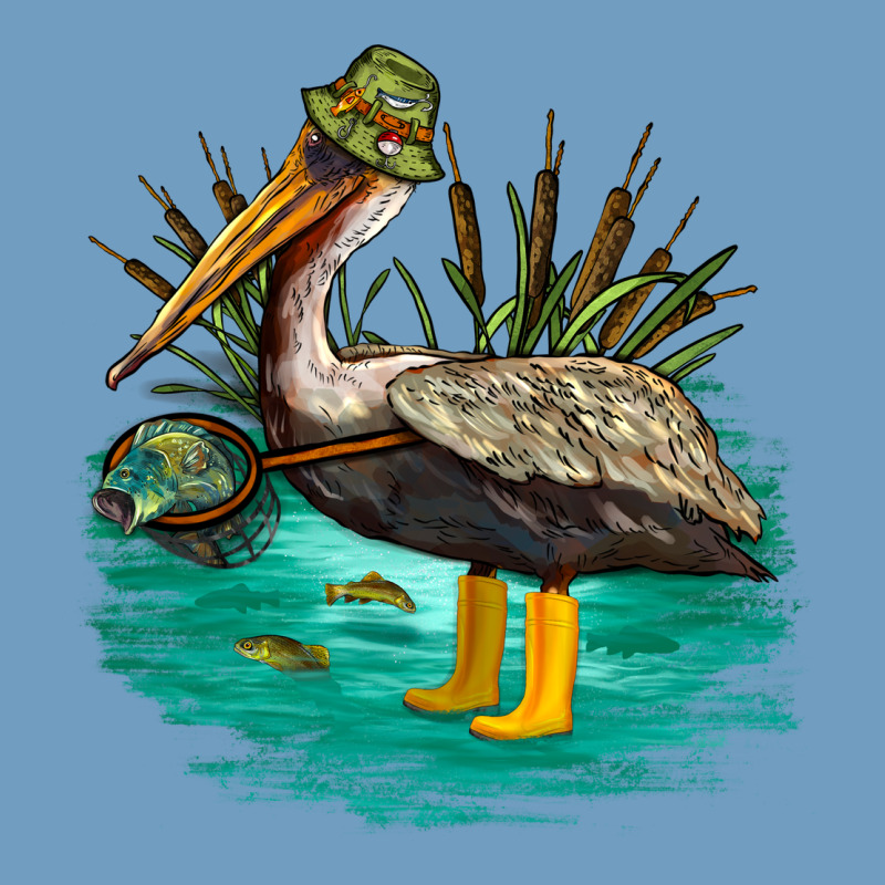 Fishing Pelican Camp Urban Heavy Tee by NancyCooperArtShop | Teevron