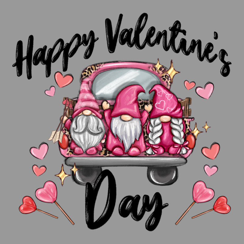 Happy Valentine's Day Gnome Truck Vintage Hoodie by MaliasSmallBusiness | Teevron
