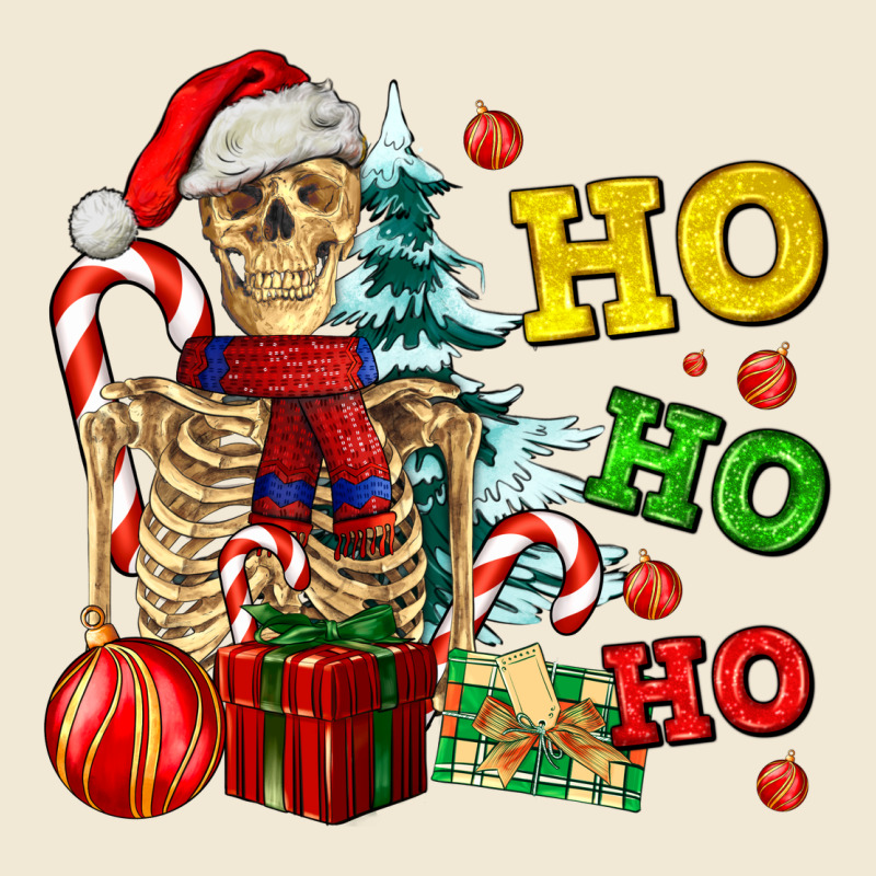 Christmas Ho Ho Ho Skeleton Premium Tee by AdoDesignShop | Teevron