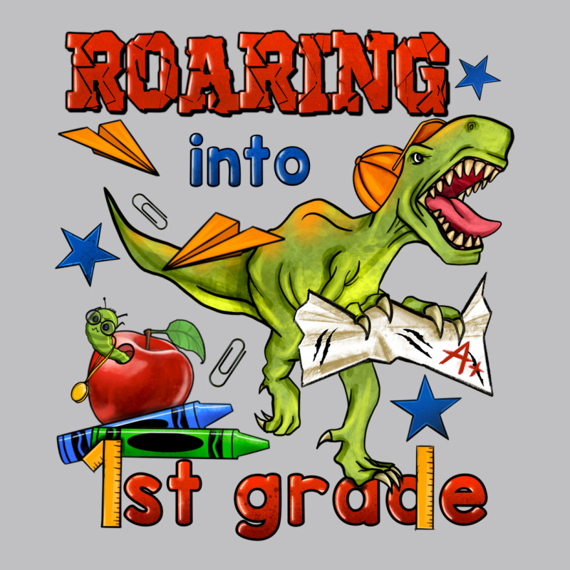 Roaring Into 1st Grade Long Sleeve Tee by BundleAndBundleShop | Teevron