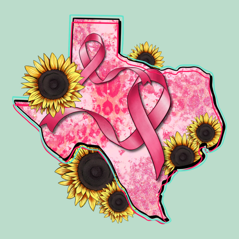 Texas Map Breast Cancer Premium Hoodie by CowGirlArtShop | Teevron