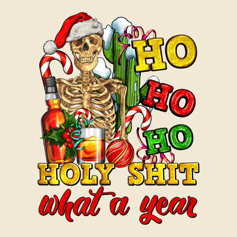 Christmas Ho Ho Ho Holy Shit What A Year Skeleton Premium Tee by AdoDesignShop | Teevron