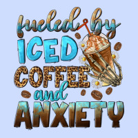 Fueled By Iced Coffee And Anxiety Urban Heavy Tee | Teevron