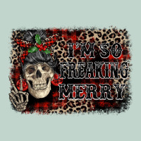 I'm So Freaking Merry Skeleton Messy Bun Zipper Hoodie | Teevron