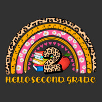 Back To School Rainbow Hello Second Grade Urban Heavy Tee | Teevron
