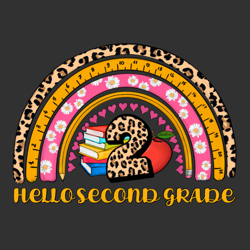 Back To School Rainbow Hello Second Grade Urban Heavy Tee by AdoDesignShop | Teevron