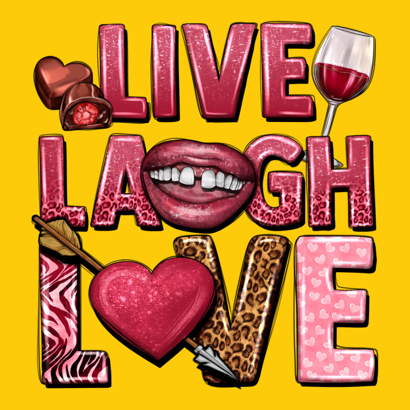 Live Laugh Love Valentine's Day Premium Hoodie by HowdyJamesFarm | Teevron