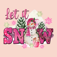 Let It Snow Pink Christmas Urban Hoodie | Teevron