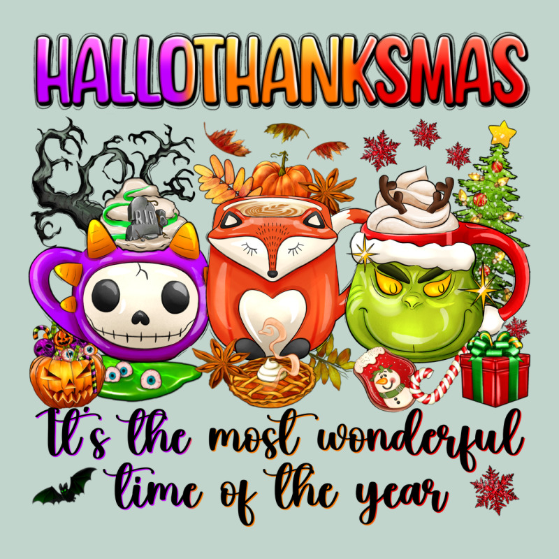 Hallothanksmas Its The Most Wonderful Time Of The Zipper Hoodie by texasbilliewilder | Teevron