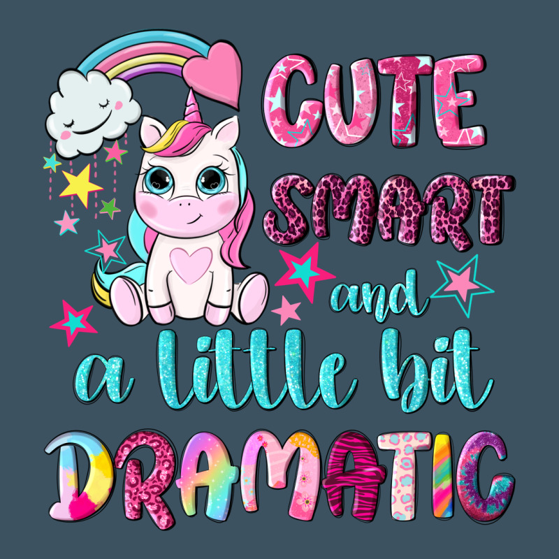 Cute Smart And A Little Bit Dramatic With Unicorn Urban Heavy Tee by NancyCooperArtShop | Teevron