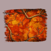 Orange Hunter Camouflage Pattern Brushstroke Vintage Hoodie | Teevron