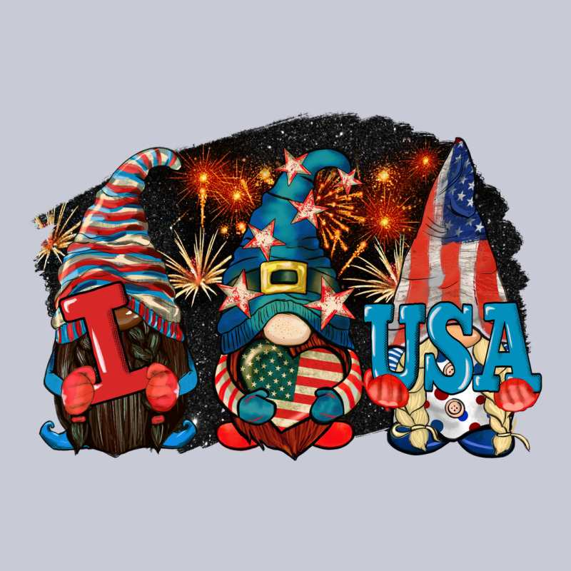 I Love Usa Gnomes 4th Of July Heavyweight Hoodie by CowGirlArtShop | Teevron