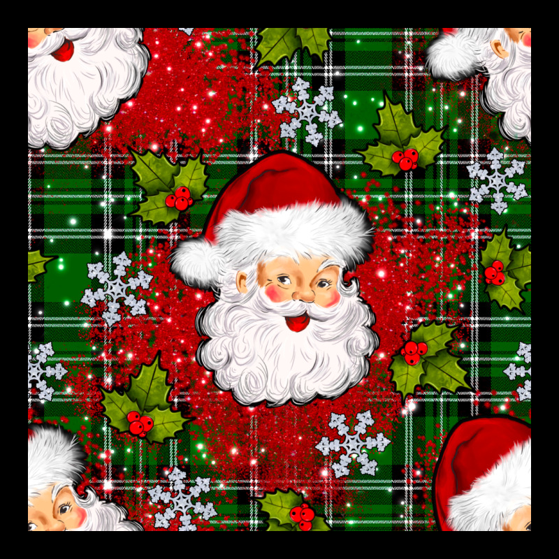 Christmas Santa Claus Seamless Pattern Ladies Tee by BundleAndBundleShop | Teevron