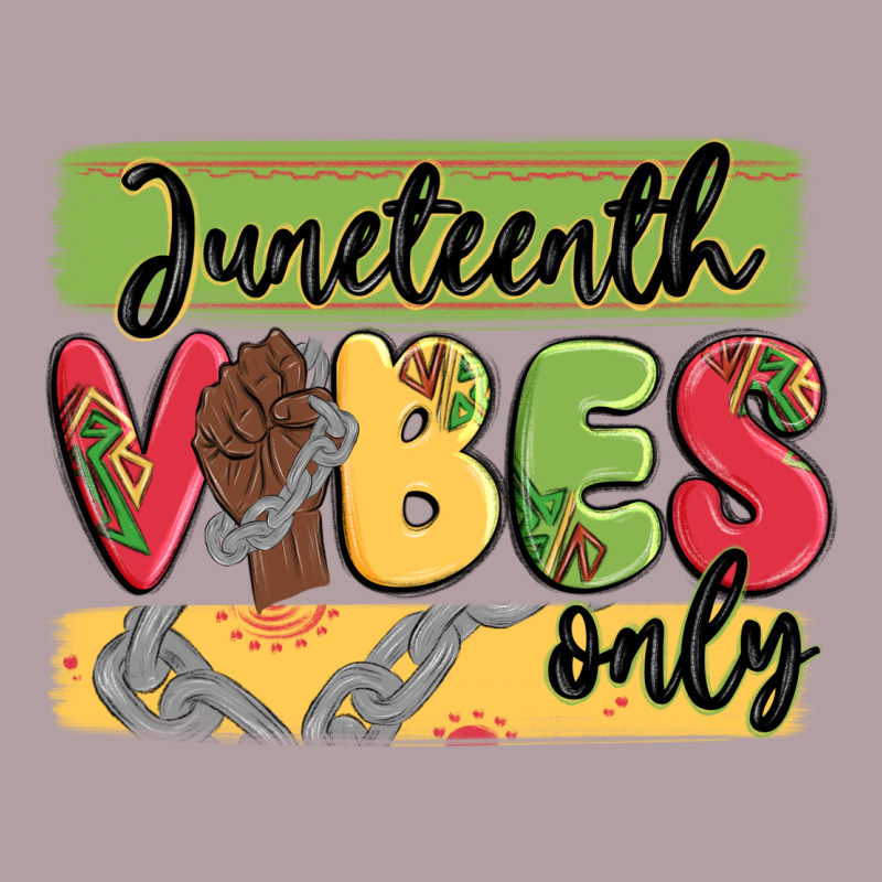 Juneteenth Vibes Only Vintage Hoodie by MaliasSmallBusiness | Teevron