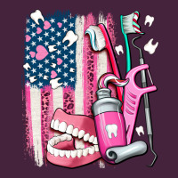American Flag And Dental Elements With Teeth Premium Tee | Teevron