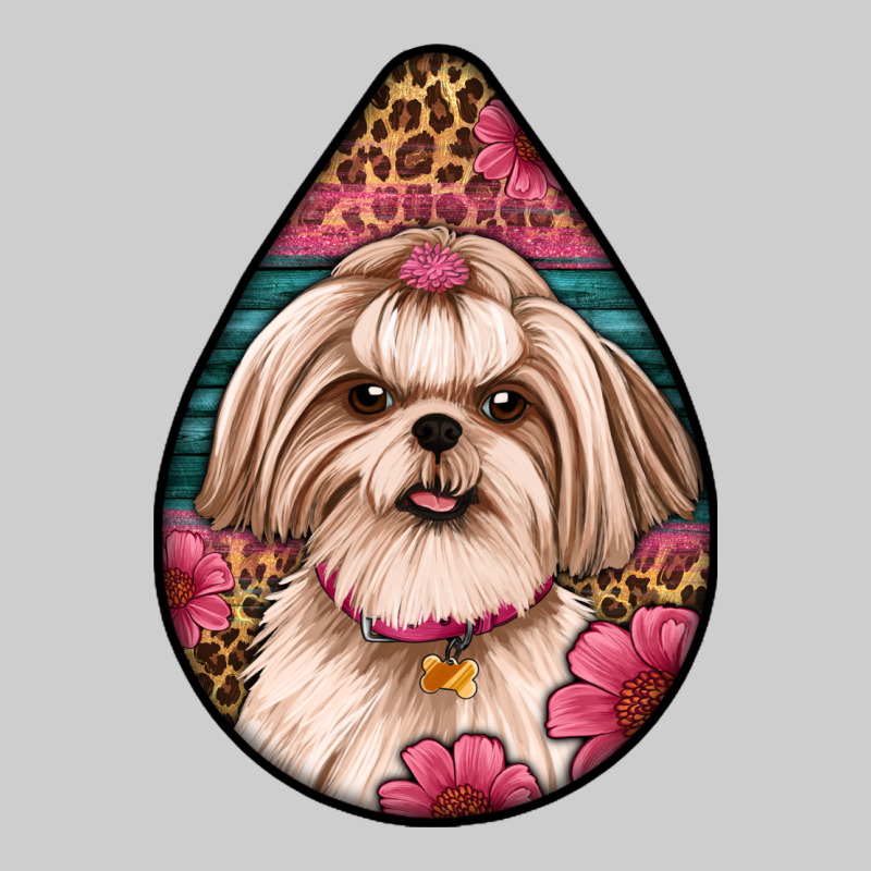 Shih Tzu Teardrop Earrings Premium Tee by Artiststas | Teevron