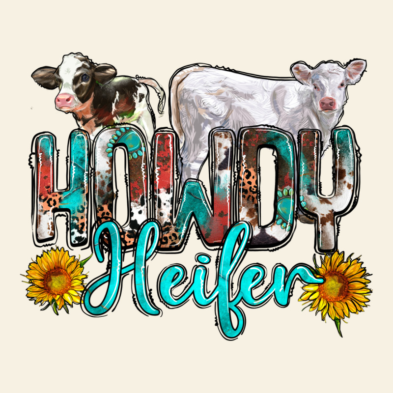 Western Howdy Heifer Vintage Tee by NancyCooperArtShop | Teevron