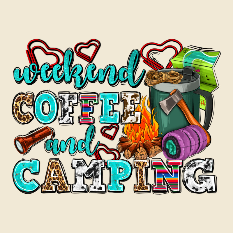 Weekend Coffee And Camping Ladies Tee by AdoDesignShop | Teevron