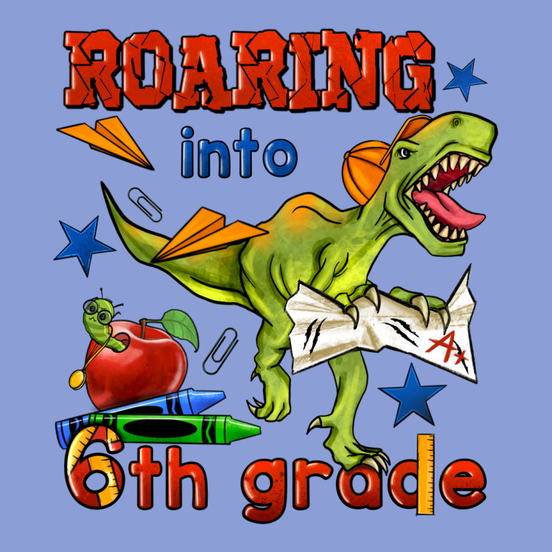 Roaring Into 6th Grade Long Sleeve Tee by BundleAndBundleShop | Teevron