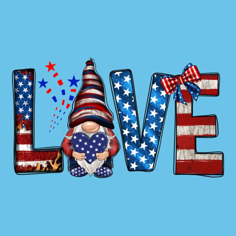 4th Of July Love Gnome Premium Sweatshirt by HowdyJamesFarm | Teevron