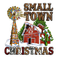 small town christmas with barn and cactus | Teevron