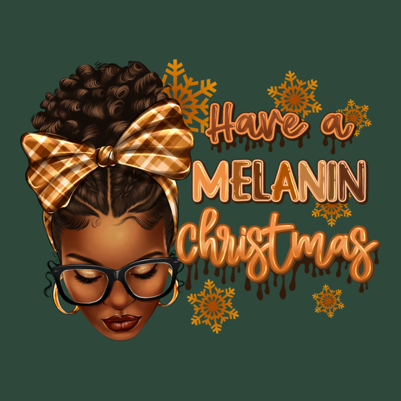 Have A Melanin Christmas Afro Woman Zipper Hoodie by texasbilliewilder | Teevron