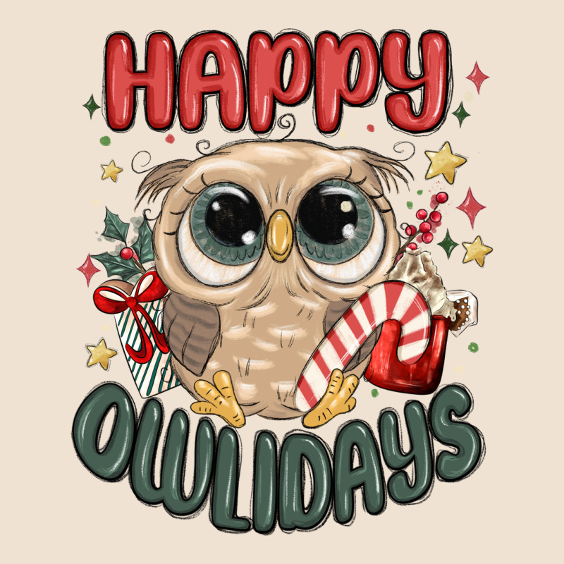 Happy Owlidays Urban Heavy Tee by MaliasSmallBusiness | Teevron