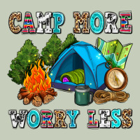 Camp More Worry Less Ladies Tee | Teevron