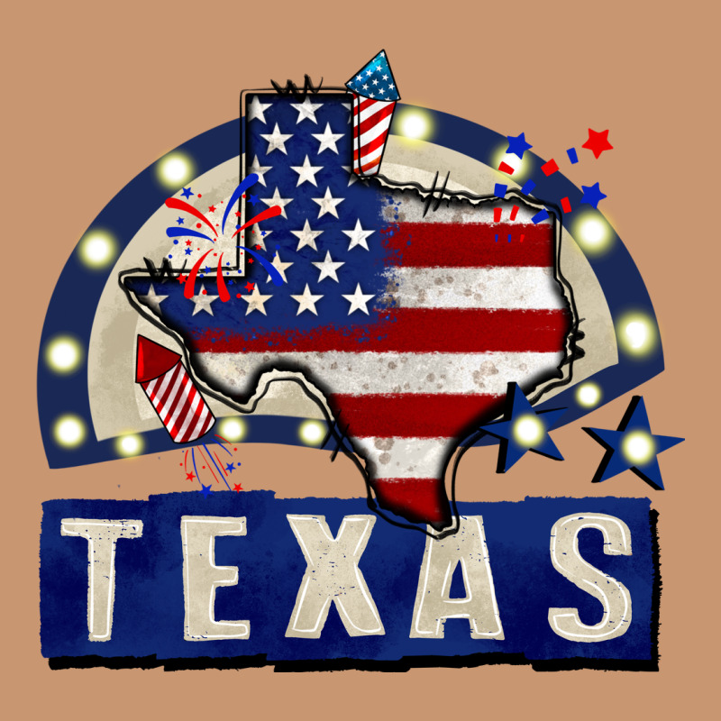 Texas 4th Of July Heavyweight Hoodie by CowGirlArtShop | Teevron