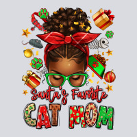 Santas Favorite Cat Mom Zipper Hoodie | Teevron
