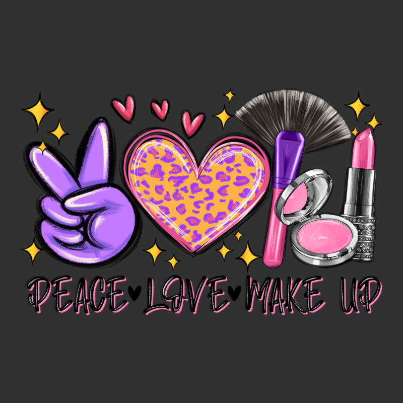 Peace Love Make Up Urban Heavy Tee by MaliasSmallBusiness | Teevron