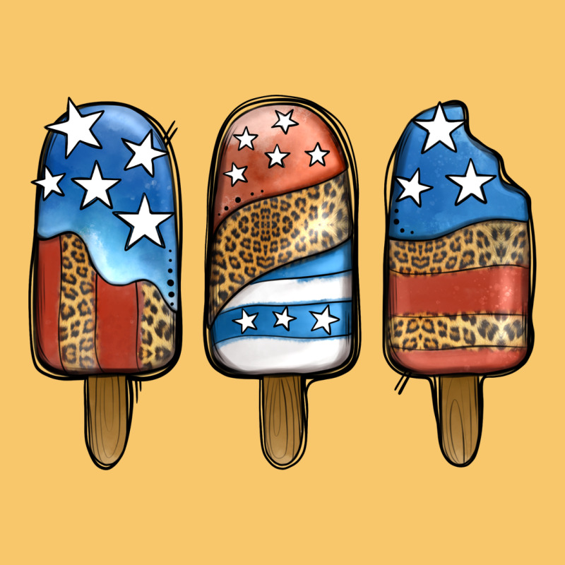 Patriotic Leopard Popsicles Vintage Hoodie by Jasminsmagicworld | Teevron