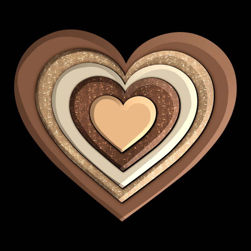 Melanin Heart Heavy Core Tee by AdoDesignShop | Teevron