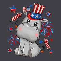 Fourth Of July Hippopotamus Heavyweight Hoodie | Teevron