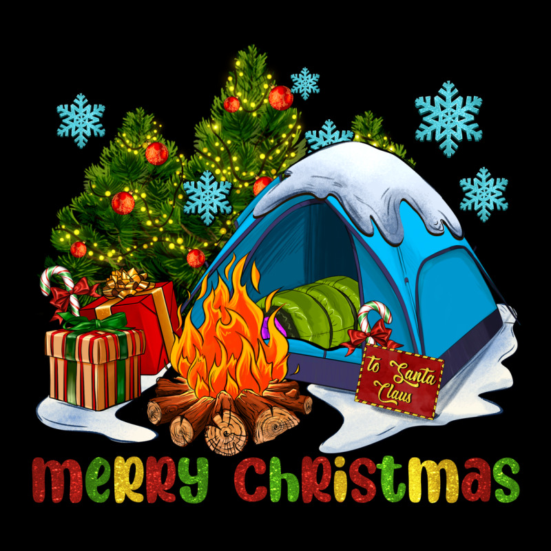 Merry Christmas Camp Ladies Tee by AdoDesignShop | Teevron