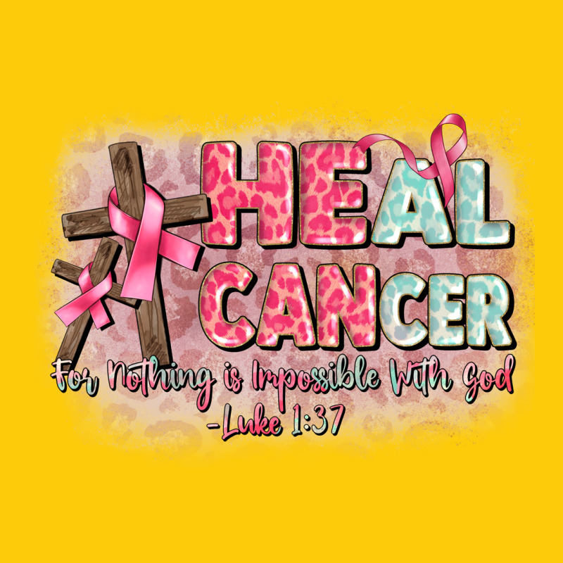 Heal Cancer Luke 1 37 Premium Hoodie by CowGirlArtShop | Teevron