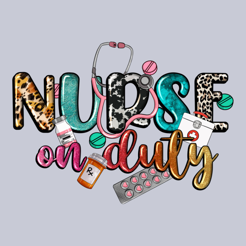 Nurse On Duty Heavyweight Hoodie by CowGirlArtShop | Teevron