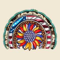 Sunflower American Flag Leopard Gemstone Cowhide Rainbow Premium Tee | Teevron