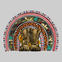 Soldier Boots Camouflage Leopard Gemstone Rainbow Premium Tee | Teevron