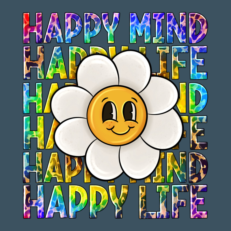 Happy Mind Happy Life Urban Heavy Tee by NancyCooperArtShop | Teevron